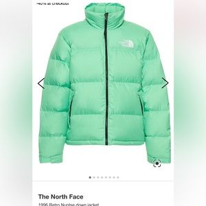The North Face Men’s 1996 RETRO Green Nuptse Jacket | Size Medium